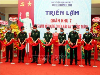 Khai mạc Triển lãm 'Quân khu 7 - 75 năm xây dựng, chiến đấu và trưởng thành'